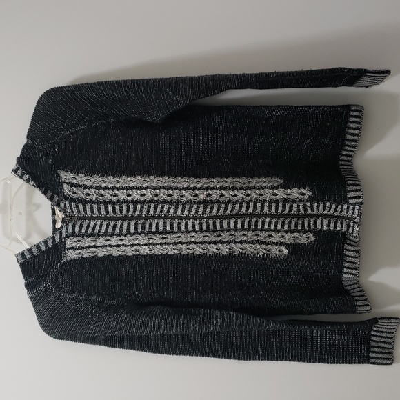 Mystree Woven Long Sleeve Hooded Zip Up Cardigan - Picture 1 of 9